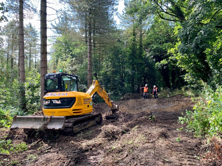 Wildscapes CIC pond work at Greno Woods